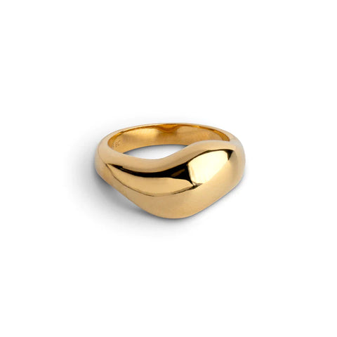Enamel Copenhagen Agnete Large Ring in Gold