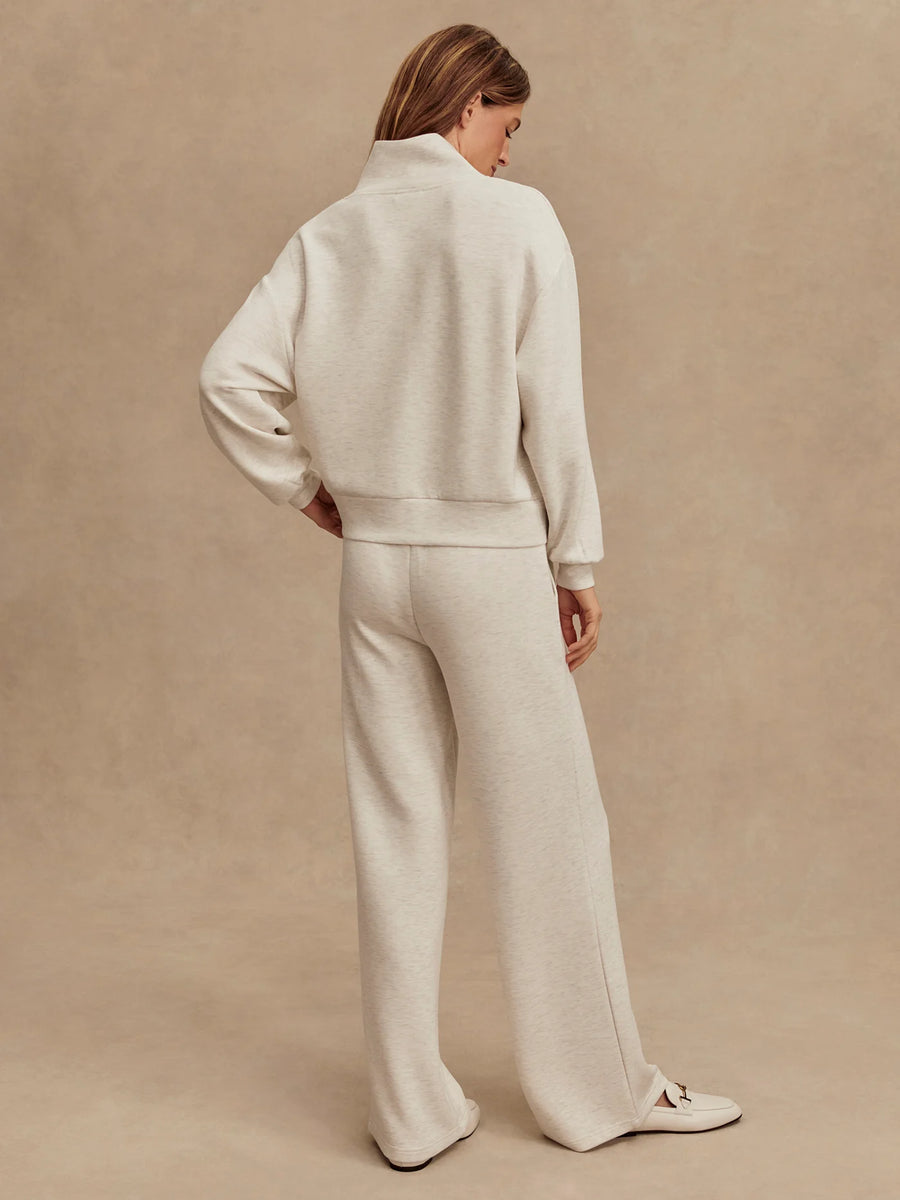 Varley Addelyn Sweat in Ivory