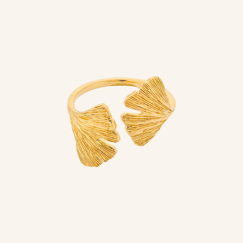 Pernille Corydon Biloba Ring in Gold