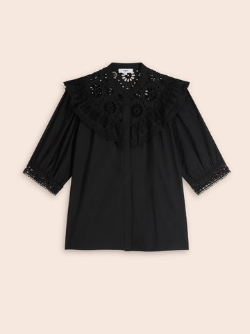 Suncoo Lupe Blouse in Black