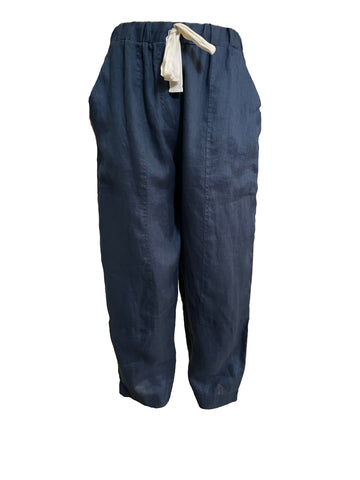Ottod'Ame Trousers in Navy Blue DP9505