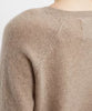Jumper 1234 Crop Crew in Organic Light Brown
