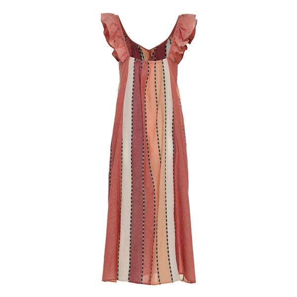Devotion Twins Serapha Dress in Multi Colour Stripe
