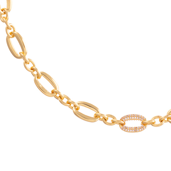 Talis Chains Venice Choker with Cubic Zirconia