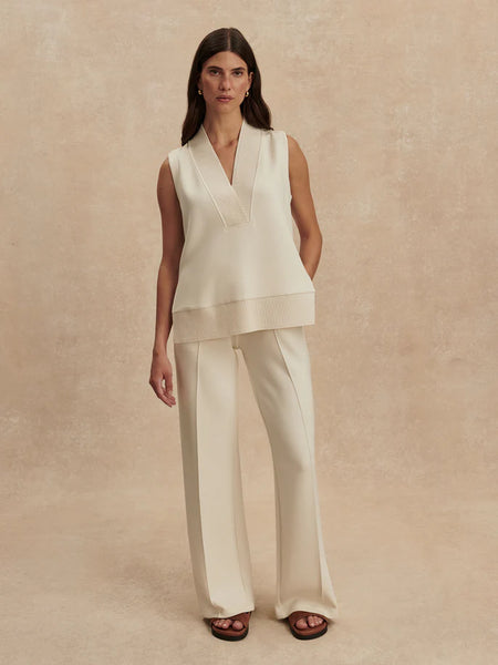 Varley Freida V Tank Top in Pristine