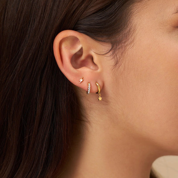 Orelia Lightning and Star Ear Party Earrings ORE24482