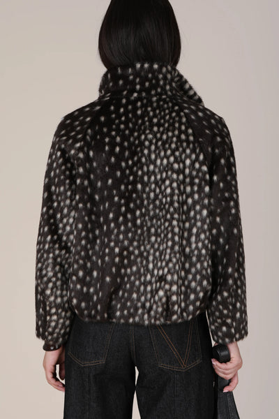 Vivere Willow Cheeta Print Jacket