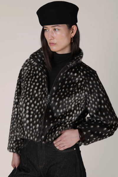 Vivere Willow Cheeta Print Jacket