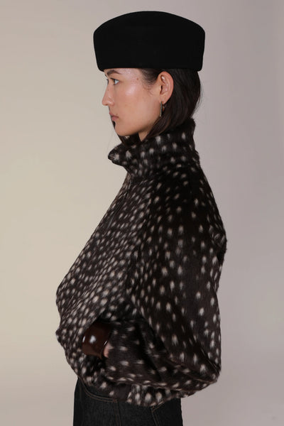 Vivere Willow Cheeta Print Jacket
