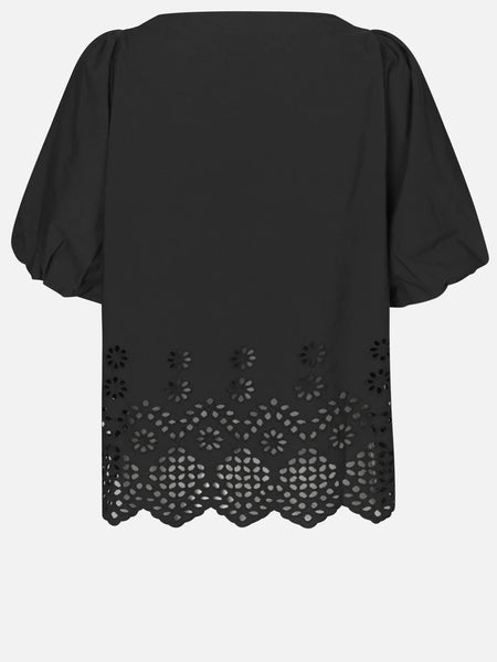 Rosemunde Athena Shirt in Black W0348