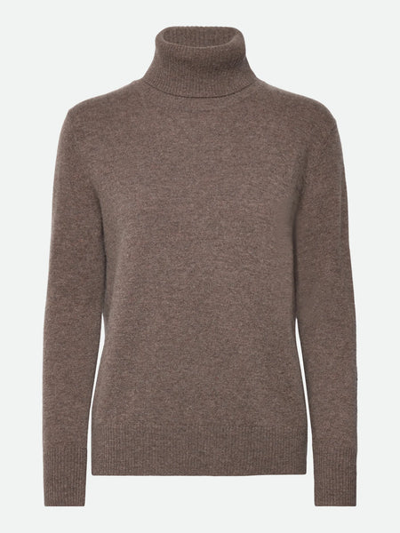 Rosemunde Laica Wool & Cashmere Pullover 1440 in Brown Grey Melange