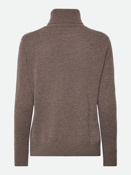 Rosemunde Laica Wool & Cashmere Pullover 1440 in Brown Grey Melange