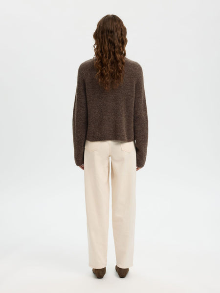 Selected Femme Sia Ras Knit Short Cardigan