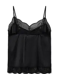 Mos Mosh Ditte Silk Lace Singlet in Black