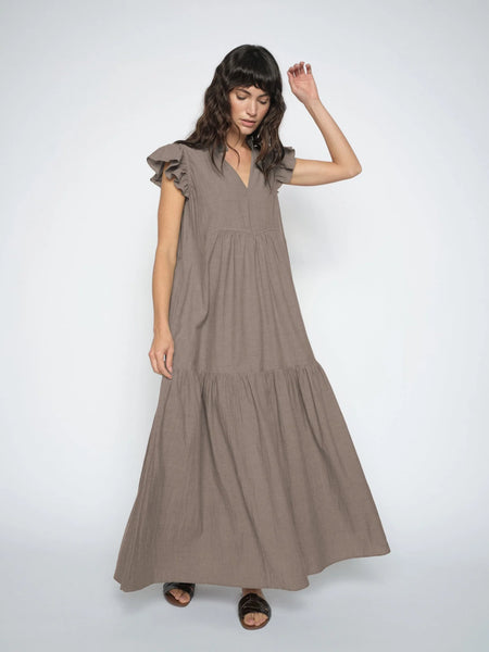 Mos Mosh Waldy Izha Dress in Chocolate Chip