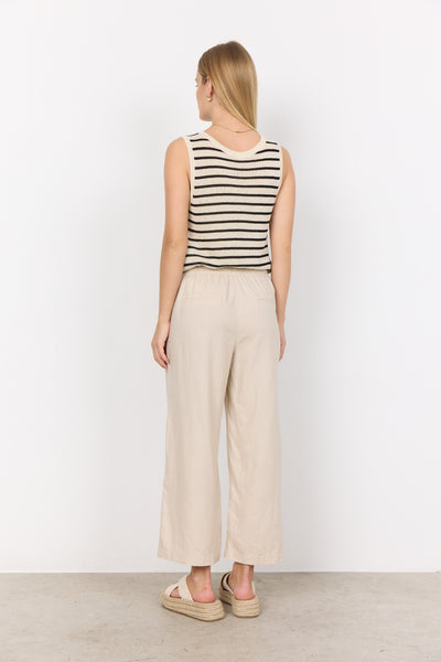 Soya Concept Ina 12-C Trousers in Sand