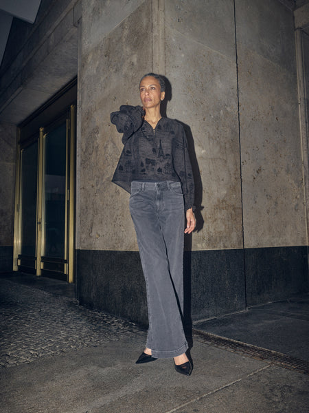 Mos Mosh Tazzin Tale Light Blouse in Black