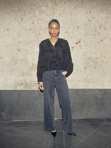 Mos Mosh Tazzin Tale Light Blouse in Black