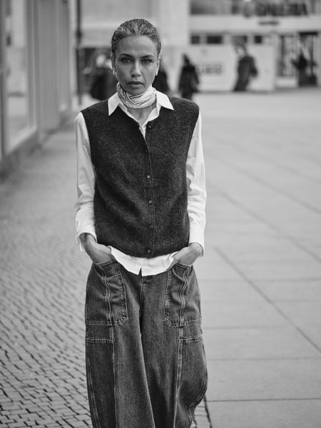 Mos Mosh Almine Thora Knit Vest in Amazon