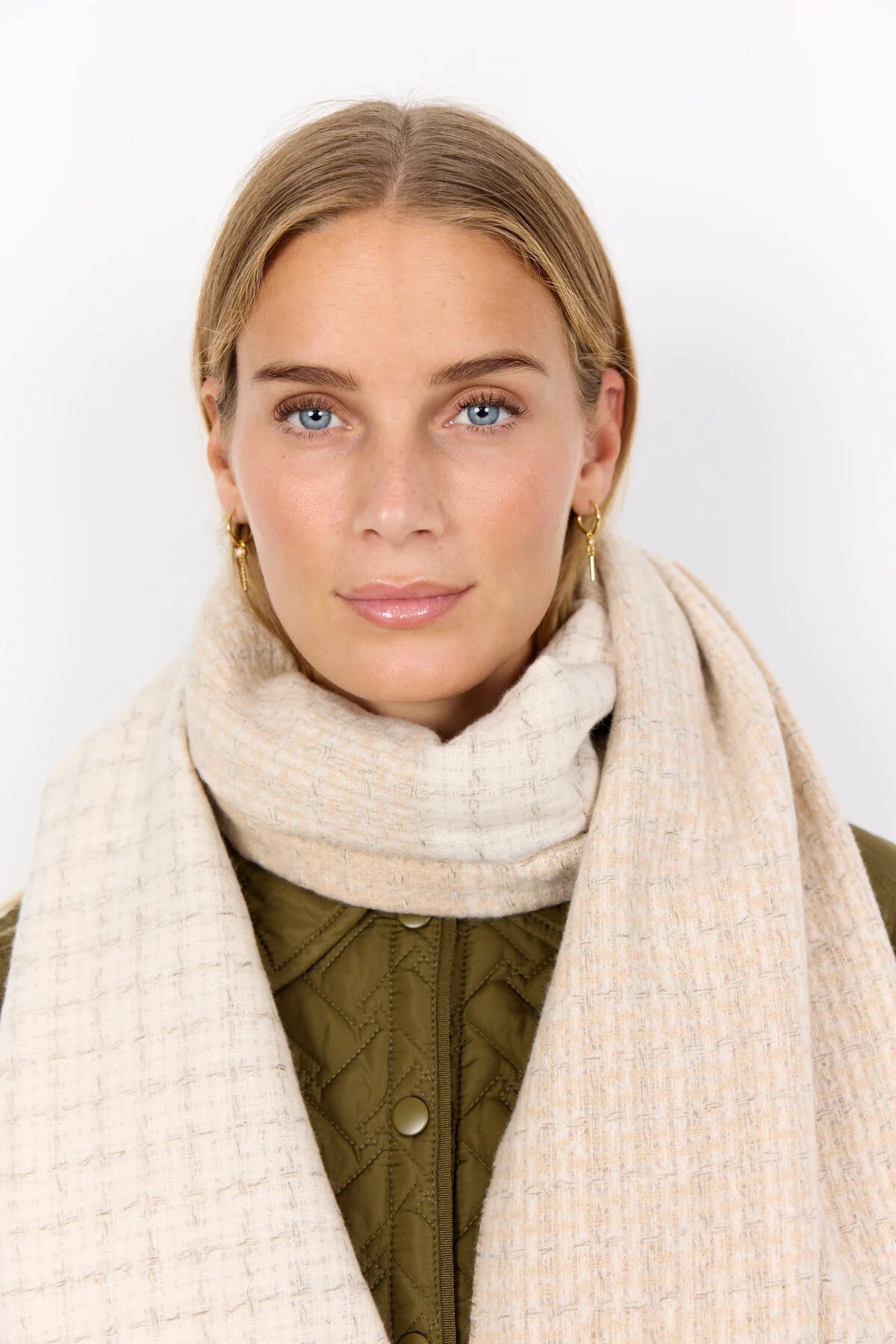 Soya Concept Vilhelma 1 Scarf in Sand Combi 51458