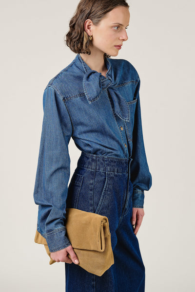 vivere Elif Shirt in Denim
