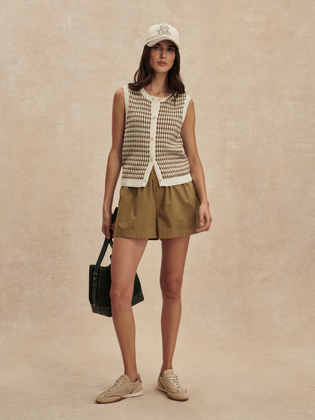 Varley Morales Shorts 2.5 in Golden Olive