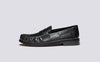 Grenson Susanna Black Nappa Leather Loafer