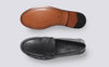 Grenson Susanna Black Nappa Leather Loafer