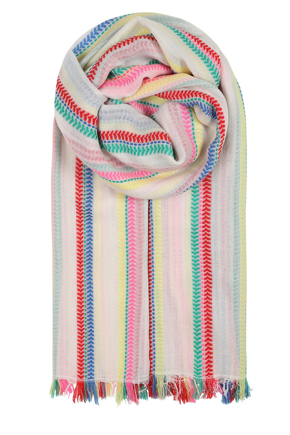 Ombre Scarf Cheerful Stripe 2485
