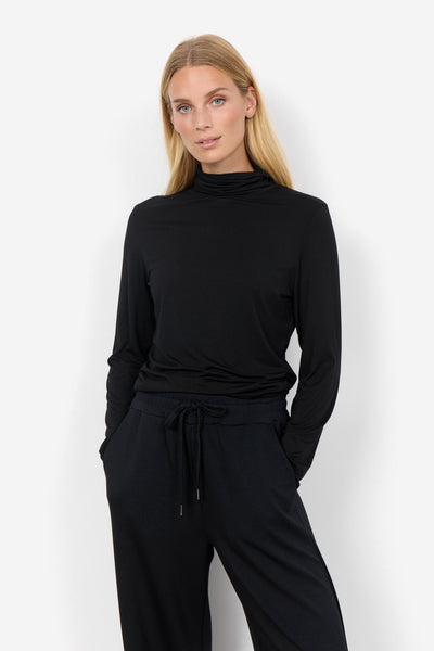 Soya Concept Marica 12 Jersey T-shirt in Black 28464