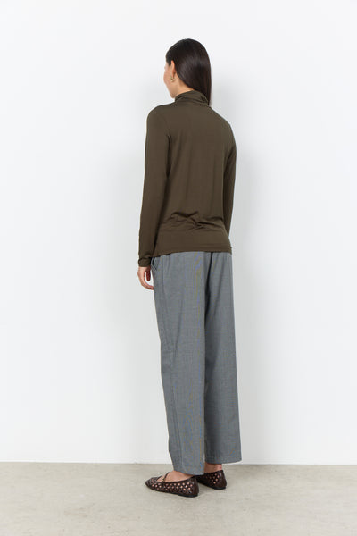 Soya Concept Marica 12 Jersey T-shirt in Chocolate Plum 28464