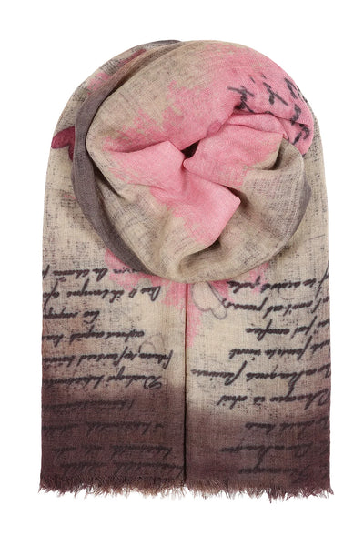 Ombre Scarf Love Letter OM 2612
