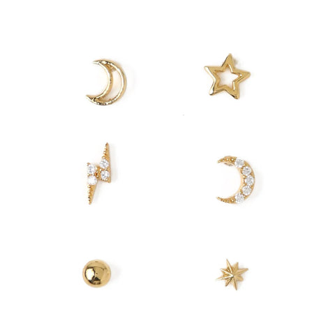 Orelia Celestial Stud Earring Pack ORE26131