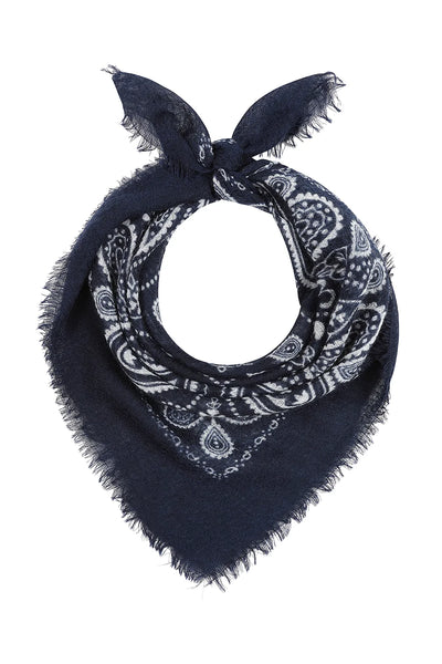 Ombre Scarf Midnight Paisley OM 26155
