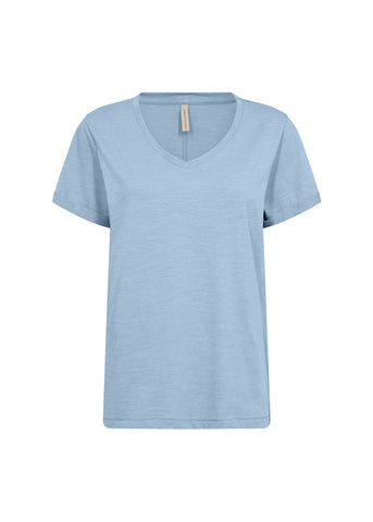 Soya Concept Babette Tee in Crystal Blue 26567