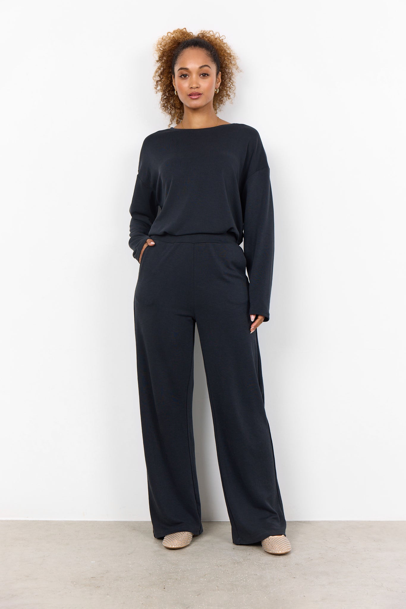 Soya Concept Felucca Trouser in Black 26578