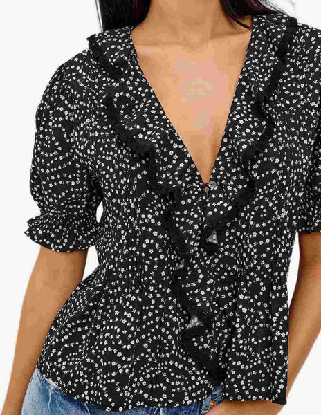 Rails Bloom Top in Mini Chain Daisies