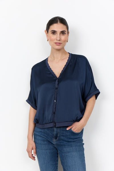 Soya Concept Thilde Top in Navy 27730