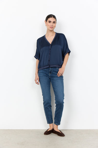 Soya Concept Thilde Top in Navy 27730
