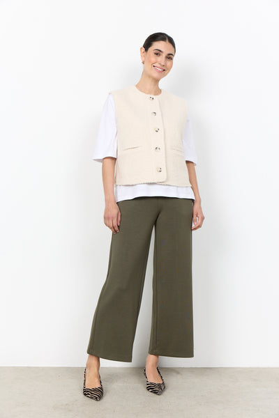 Soya Concept Shaima Waistcoat in Cream 27752