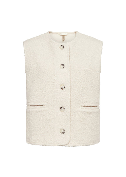 Soya Concept Shaima Waistcoat in Cream 27752