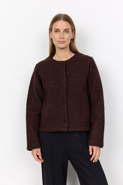 Soya Concept Shaima Jacket in Chocolate 27798