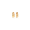 Talis Chains Chunky Twist Hoops - Gold