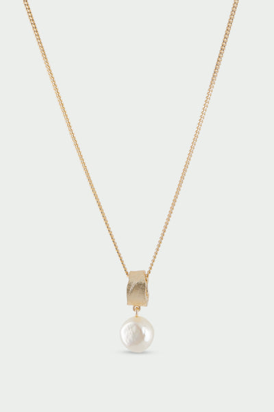 Tutti & Co Freshwater Pearl Necklace in Gold