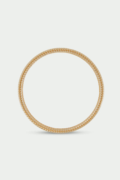 Tutti Woven Bangle in Gold