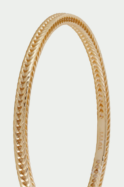 Tutti Woven Bangle in Gold
