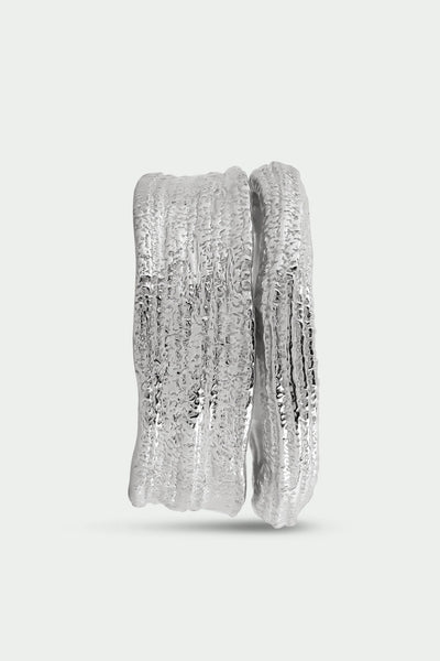 Tutti Contour Ring Set in Silver