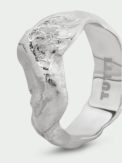 Tutti & Co Forge Ring in Silver