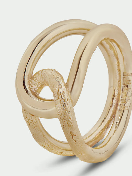 Tutti & Co Alder Ring in Gold