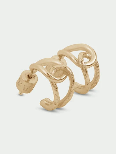 Tutti & Co Alder Earrings in Gold
